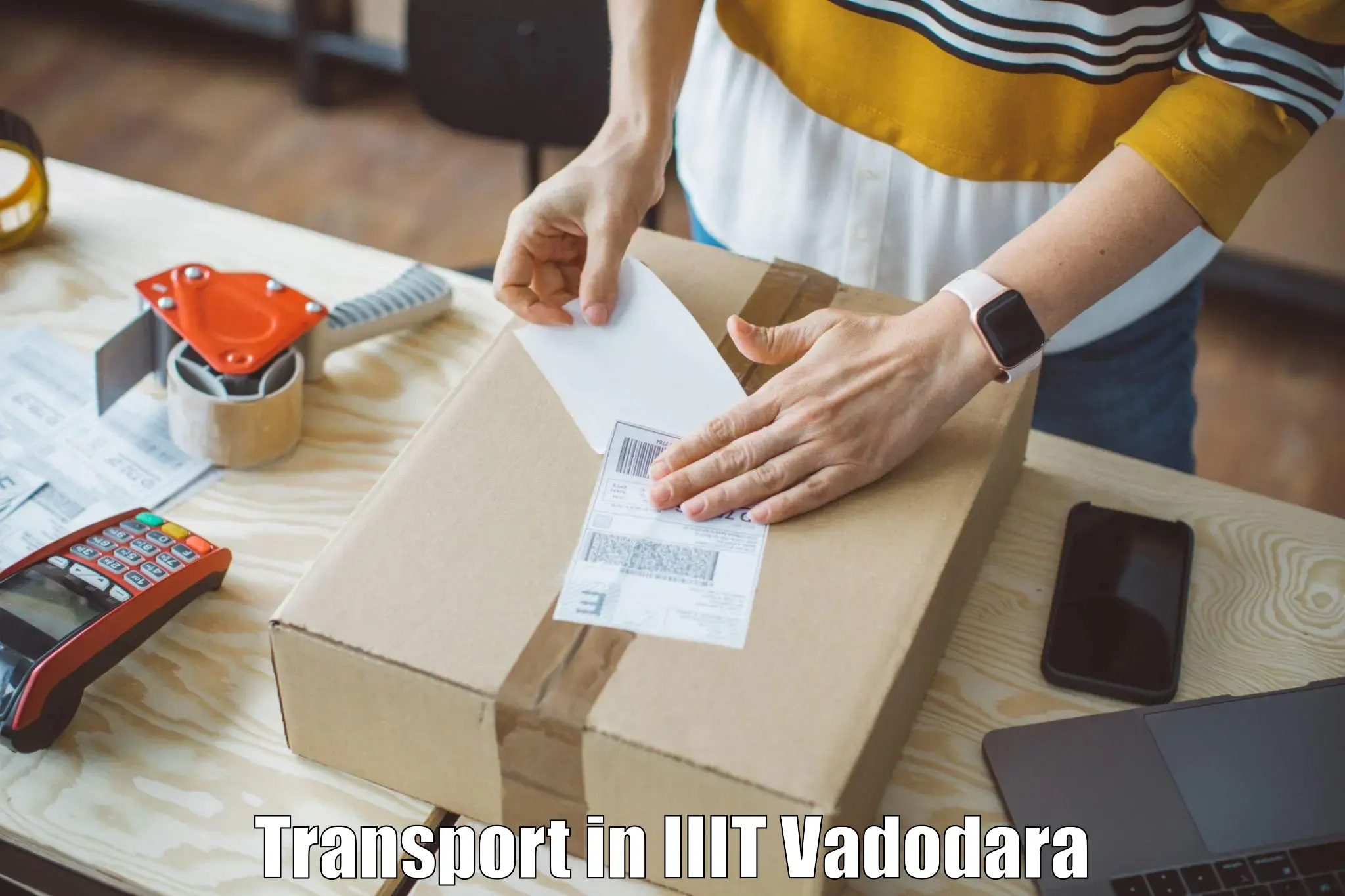 Material transport services in IIIT Vadodara