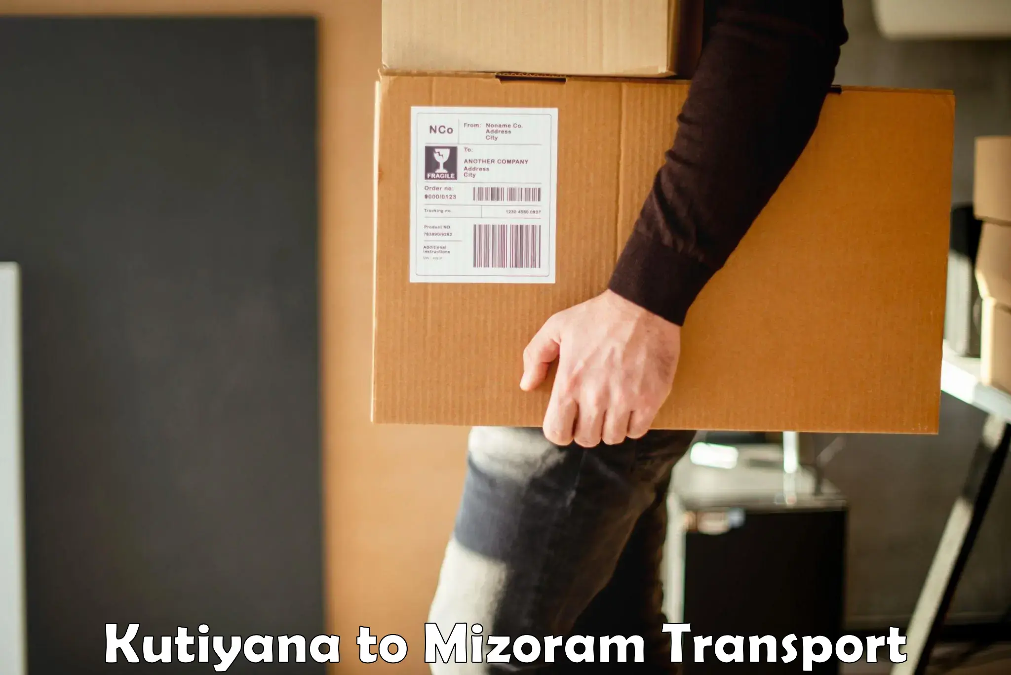 Road transport online services Kutiyana to Mizoram