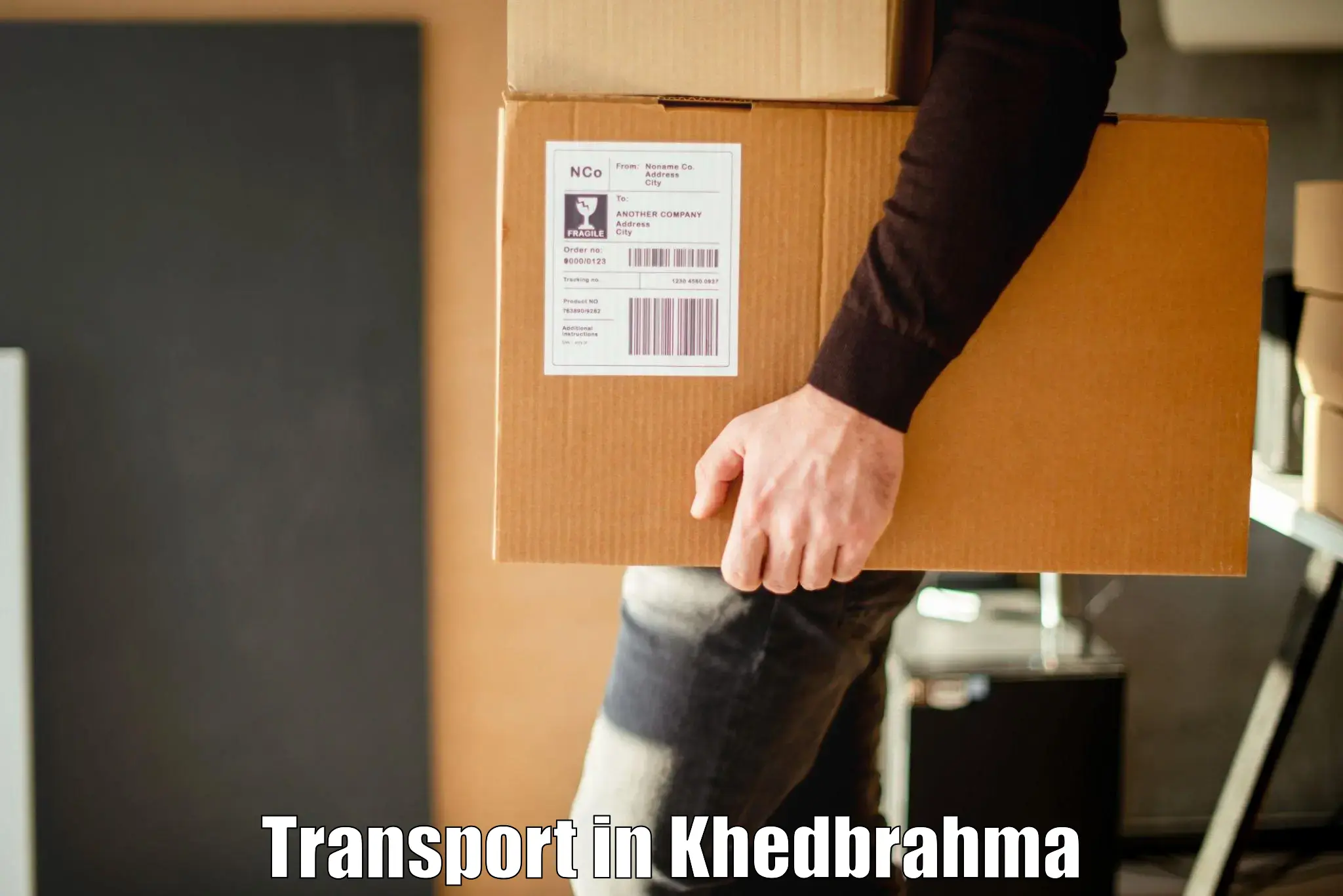 Nearest transport service in Khedbrahma