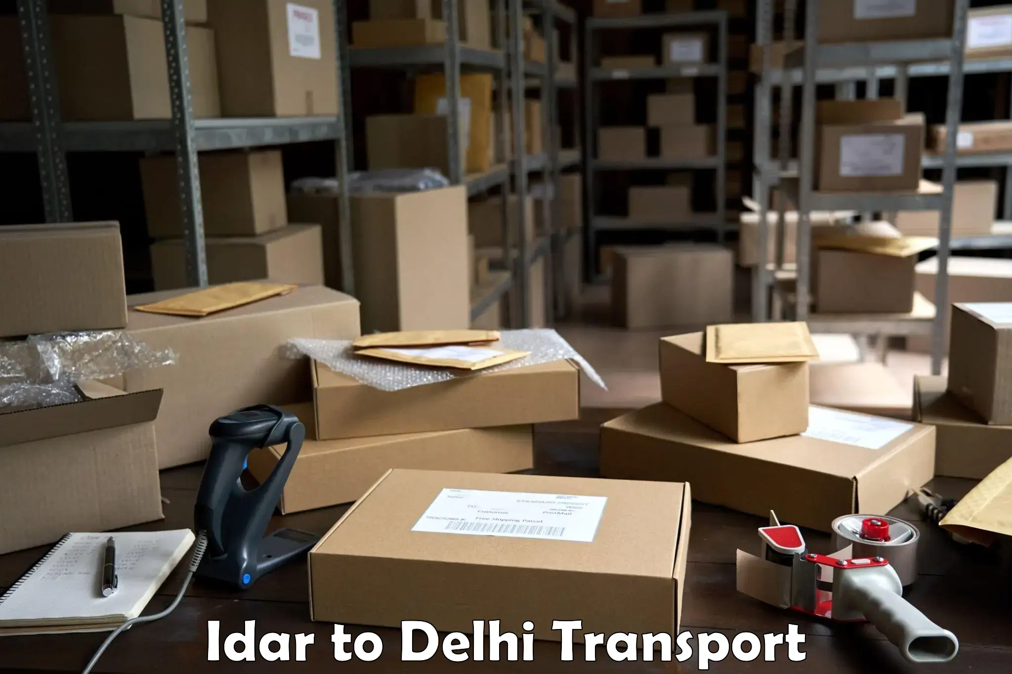 Nearby transport service Idar to East Delhi