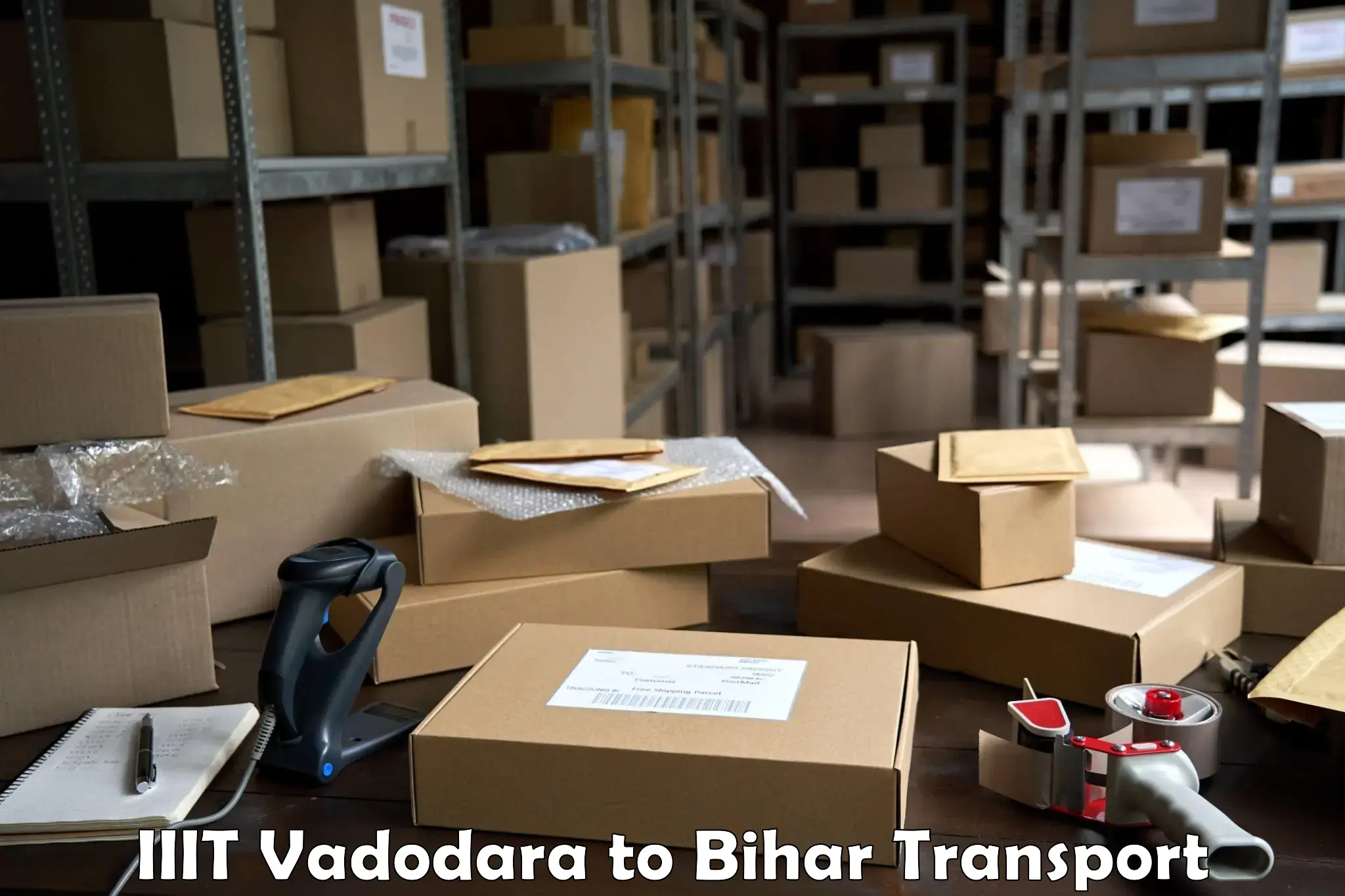 Truck transport companies in India IIIT Vadodara to Simri Bakthiyarpur