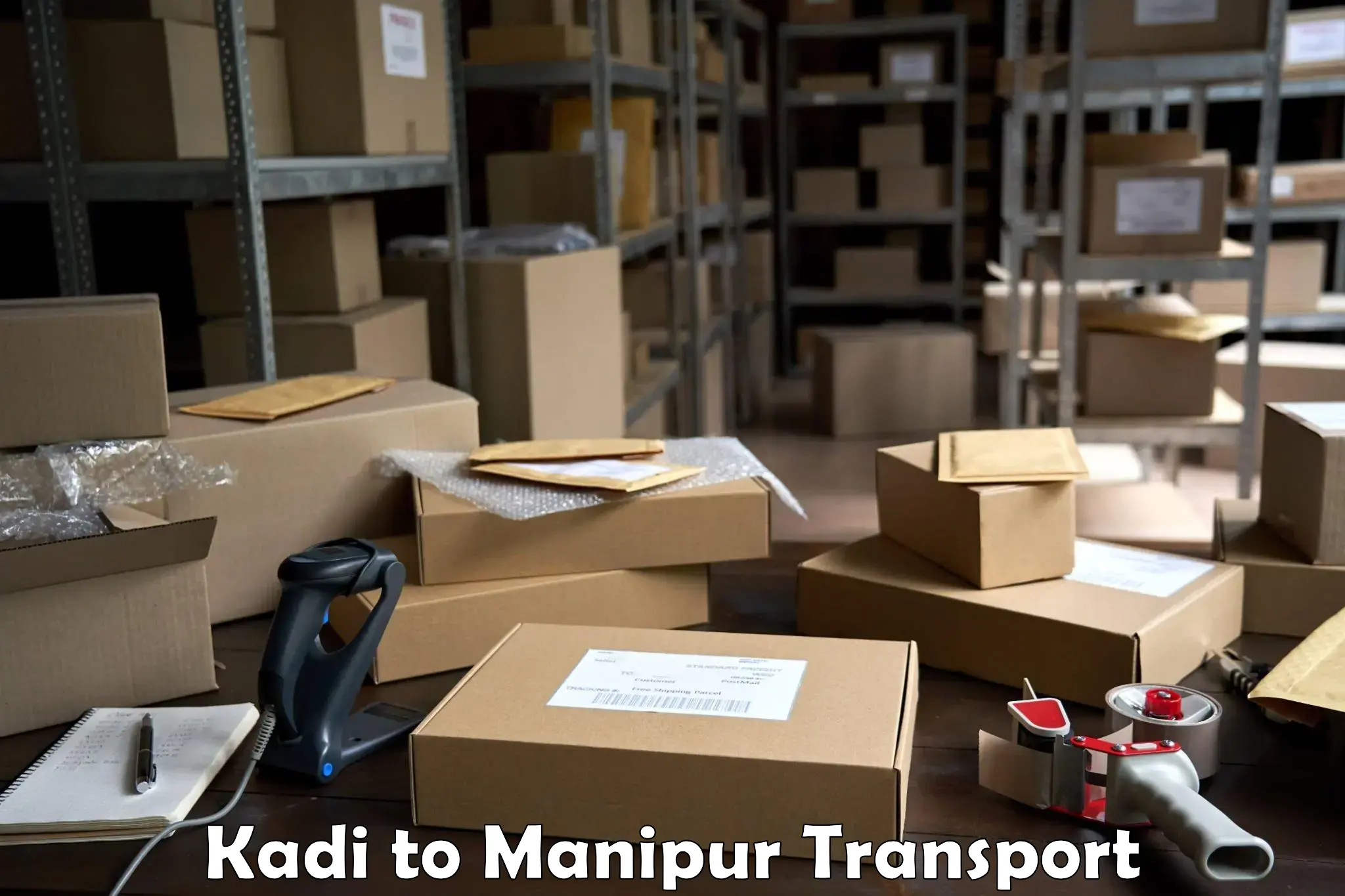 Parcel transport services Kadi to Kaptipada