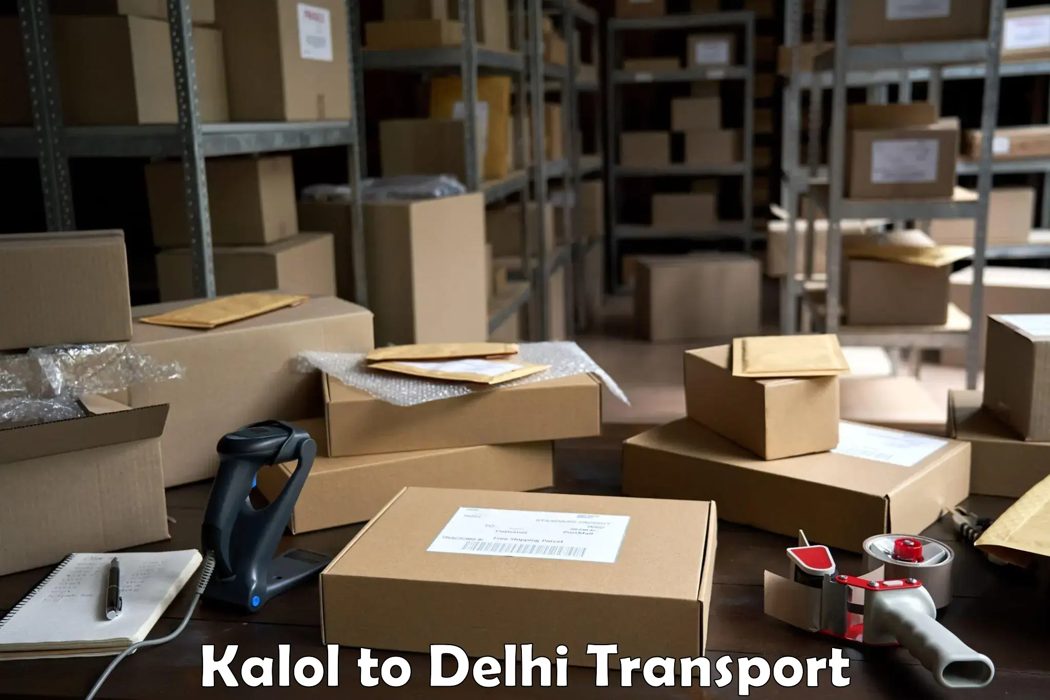 Domestic transport services Kalol to IIT Delhi
