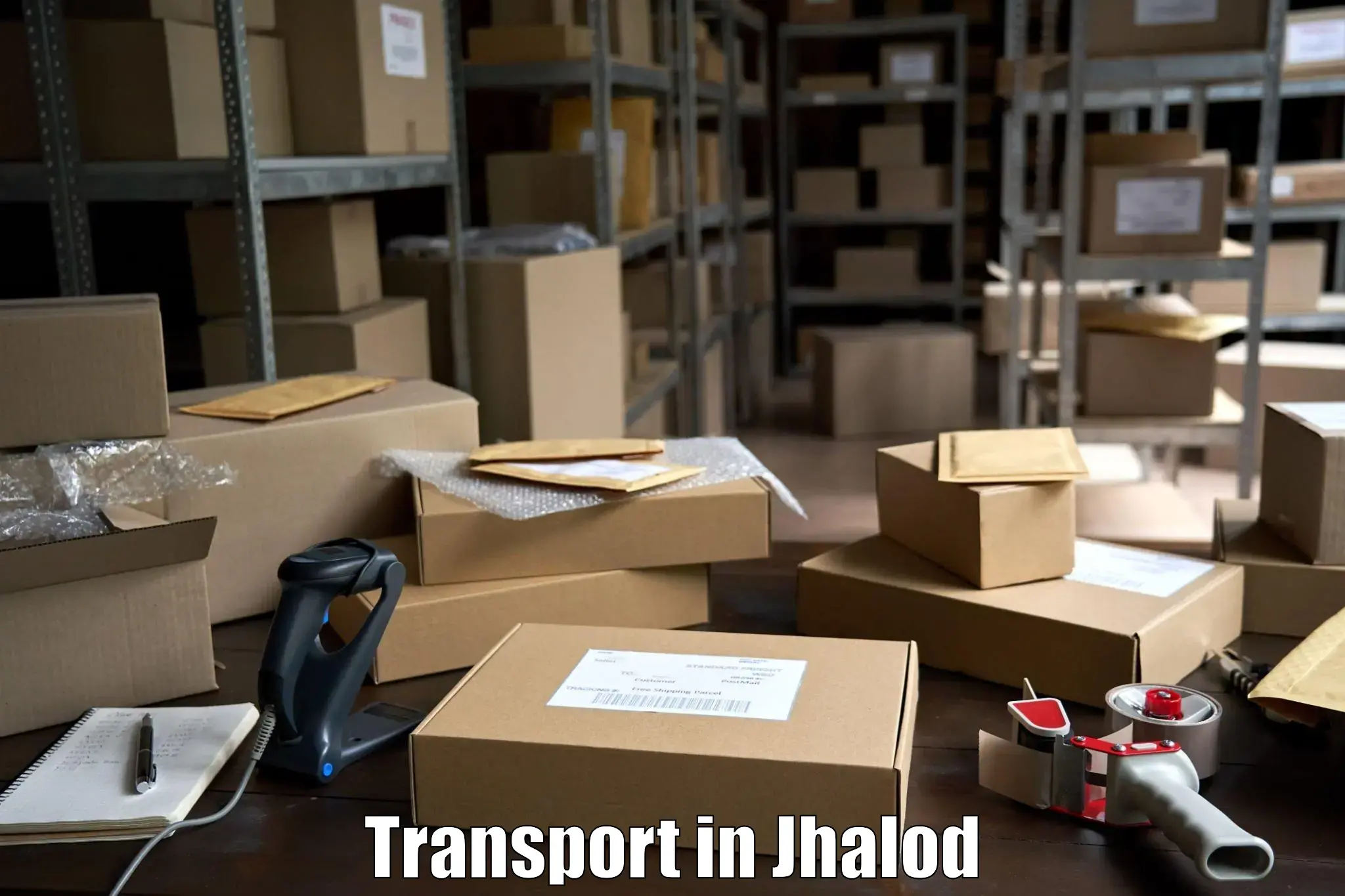 Online transport booking in Jhalod