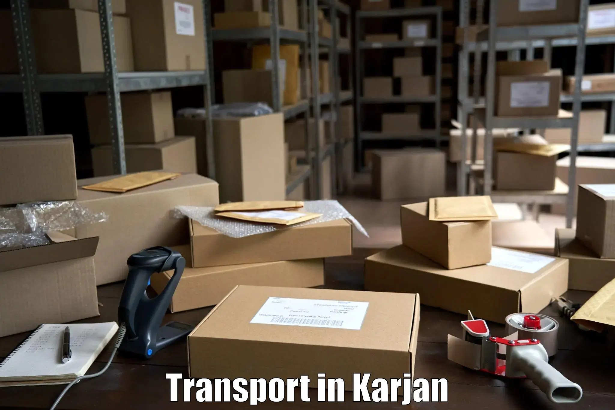 Cargo transportation services in Karjan