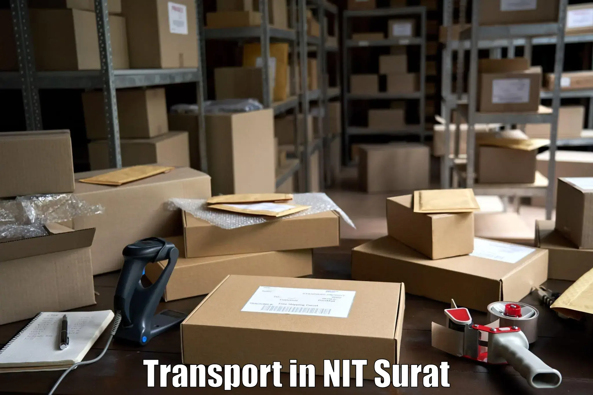 Door to door transport services in NIT Surat