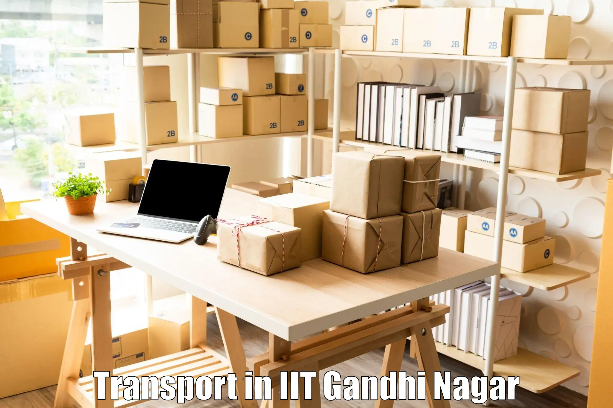 Daily transport service in IIT Gandhi Nagar